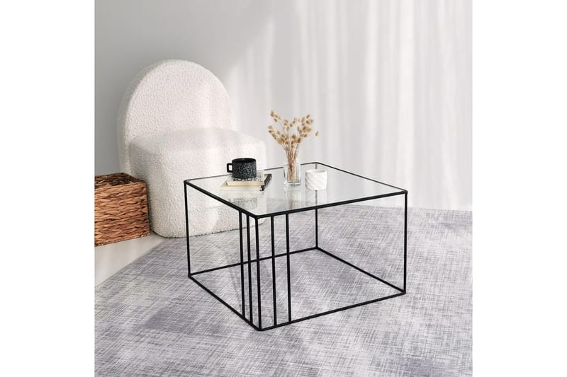 Sohvapöytä Heemsharl 55 cm - Musta - Huonekalut - Pöytä & ruokailuryhmä - Sohvapöytä