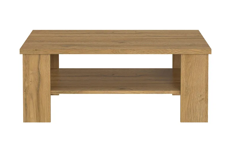 Sohvapöytä Hemdean 107 cm Säilytyksellä Hylly, Ruskea