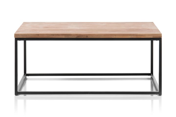 Sohvapöytä Hiraoka 110 cm - Tammi/Musta - Sohvapöytä
