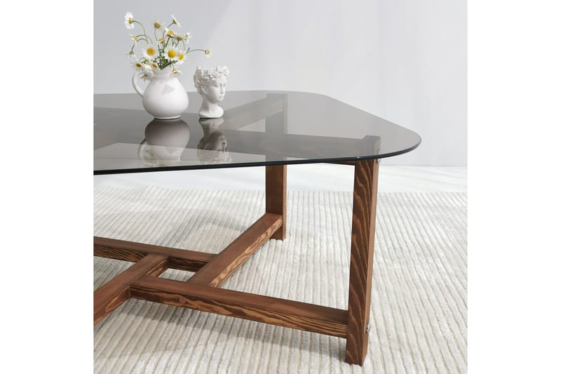 Sohvapöytä Hogeland 80 cm Pyöreä - Luonnonväri - Huonekalut - Pöytä & ruokailuryhmä - Sohvapöytä