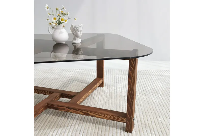 Sohvapöytä Hogeland 80 cm Pyöreä - Luonnonväri - Huonekalut - Pöytä & ruokailuryhmä - Sohvapöytä