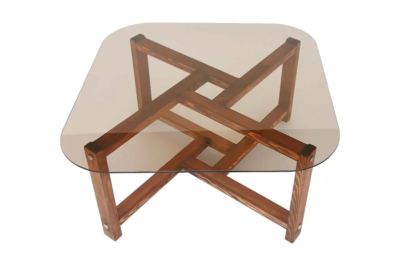 Sohvapöytä Hogeland 80 cm Pyöreä, Luonnonväri