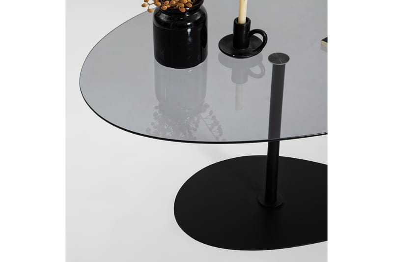 Sohvapöytä Hommedal 90 cm - Harmaa/Musta - Huonekalut - Pöytä & ruokailuryhmä - Sohvapöytä