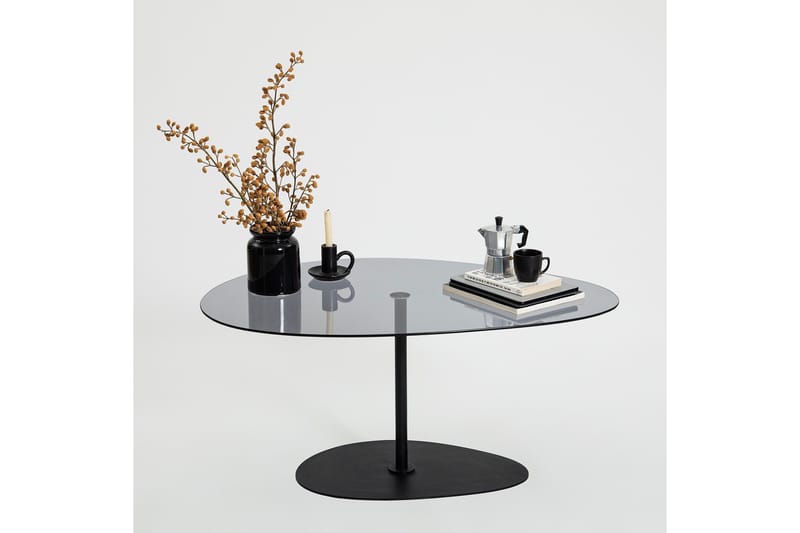 Sohvapöytä Hommedal 90 cm - Harmaa/Musta - Huonekalut - Pöytä & ruokailuryhmä - Sohvapöytä