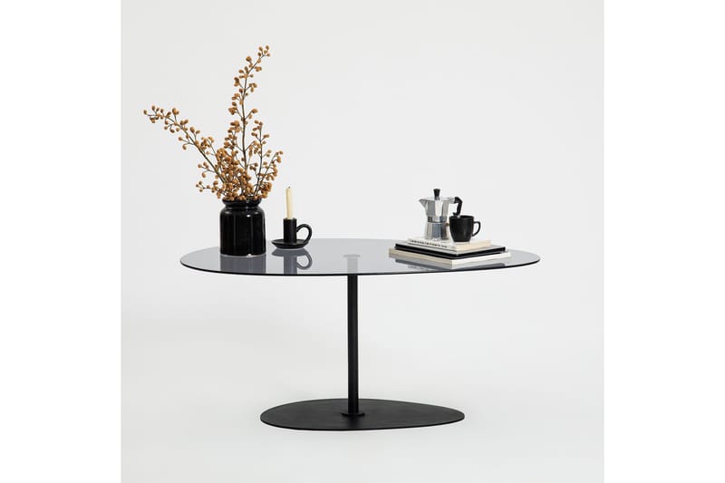 Sohvapöytä Hommedal 90 cm - Harmaa/Musta - Huonekalut - Pöytä & ruokailuryhmä - Sohvapöytä