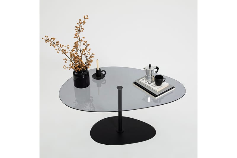 Sohvapöytä Hommedal 90 cm - Harmaa/Musta - Huonekalut - Pöytä & ruokailuryhmä - Sohvapöytä