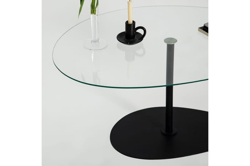 Sohvapöytä Hommedal 90 cm - Musta - Huonekalut - Pöytä & ruokailuryhmä - Sohvapöytä