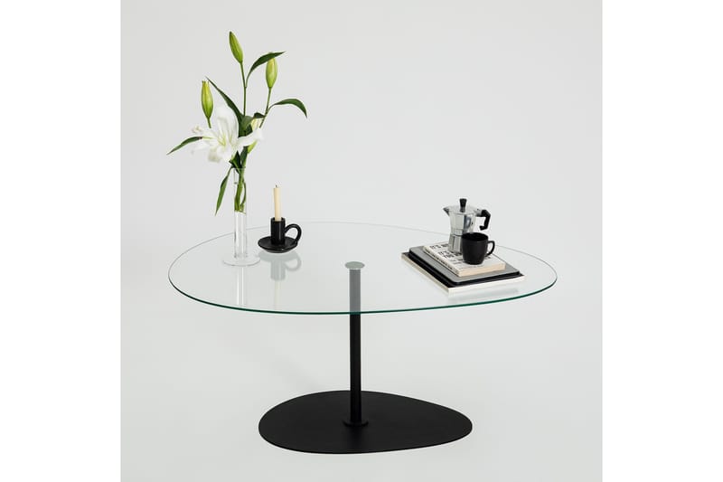 Sohvapöytä Hommedal 90 cm - Musta - Huonekalut - Pöytä & ruokailuryhmä - Sohvapöytä