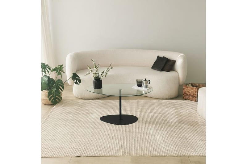 Sohvapöytä Hommedal 90 cm - Musta - Huonekalut - Pöytä & ruokailuryhmä - Sohvapöytä