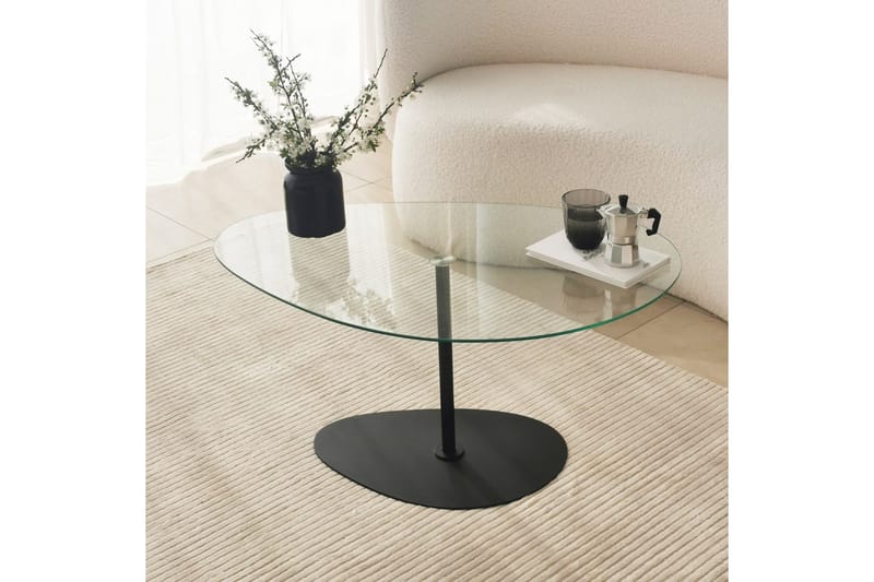 Sohvapöytä Hommedal 90 cm - Musta - Huonekalut - Pöytä & ruokailuryhmä - Sohvapöytä