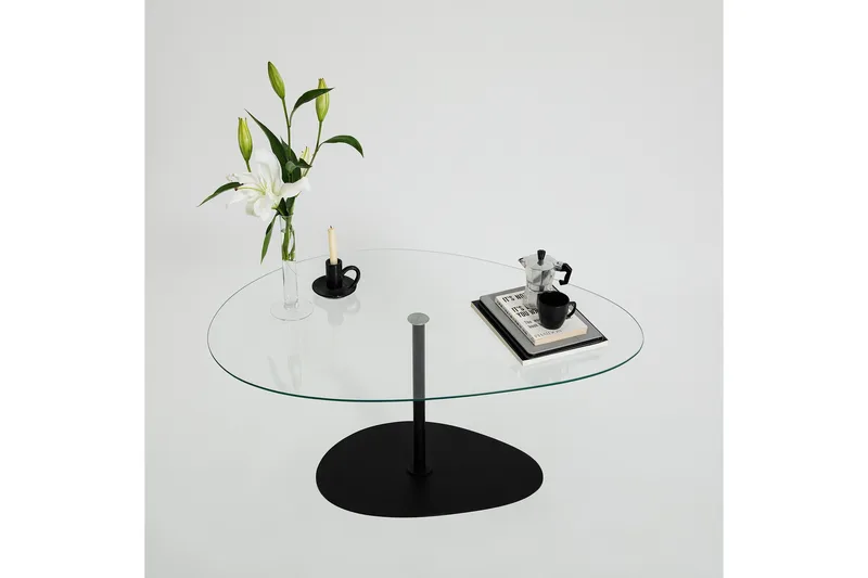 Sohvapöytä Hommedal 90 cm - Musta - Huonekalut - Pöytä & ruokailuryhmä - Sohvapöytä