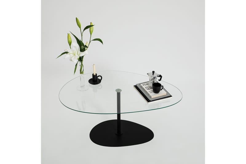 Sohvapöytä Hommedal 90 cm - Musta - Huonekalut - Pöytä & ruokailuryhmä - Sohvapöytä