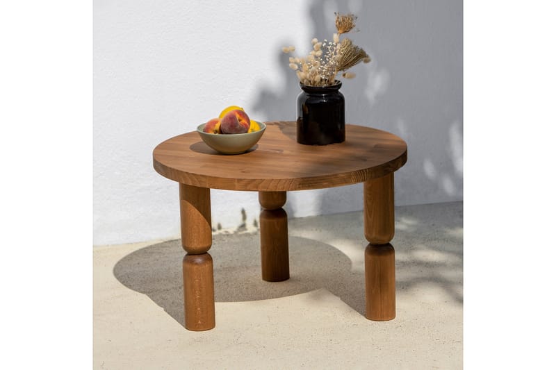 Sohvapöytä Ida 60 cm - Ruskea - Huonekalut - Pöytä & ruokailuryhmä - Sohvapöytä