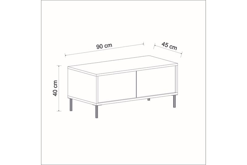 Sohvapöytä Imaj 90 cm - Antrasiitti - Huonekalut - Pöytä & ruokailuryhmä - Sohvapöytä