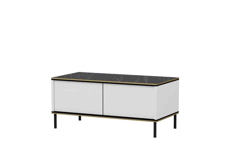 Sohvapöytä Imaj 90 cm - Valkoinen - Huonekalut - Pöytä & ruokailuryhmä - Sohvapöytä