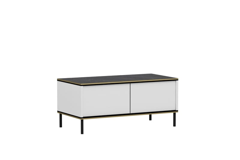 Sohvapöytä Imaj 90 cm - Valkoinen - Huonekalut - Pöytä & ruokailuryhmä - Sohvapöytä