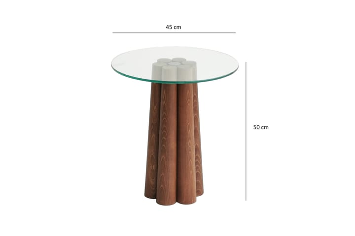 Sohvapöytä Infiernilo 50 cm - Pähkinä - Sohvapöytä
