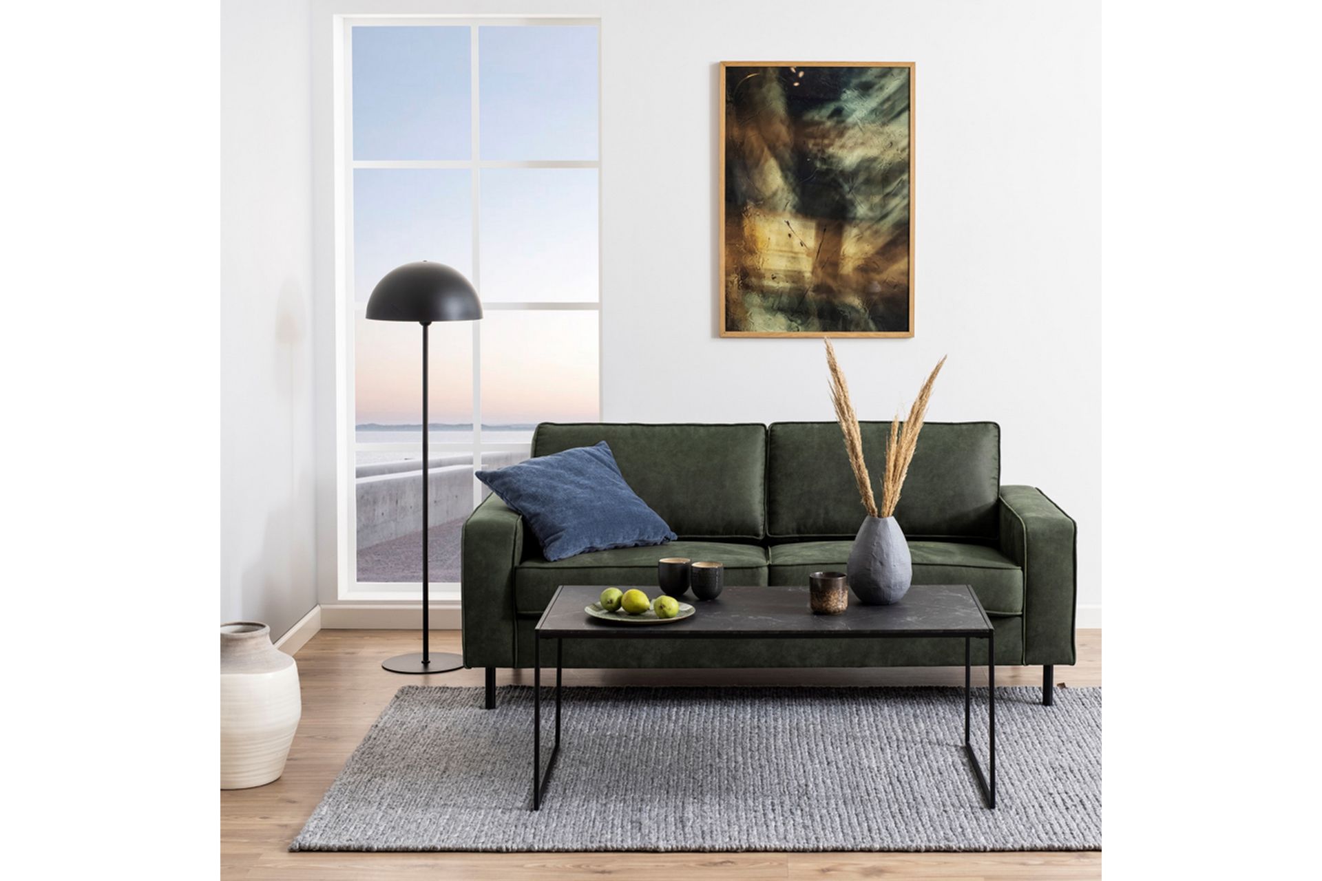 Sohvapöytä Infinity 120x60 cm Musta marmori - Huonekalut - Pöytä & ruokailuryhmä - Sohvapöytä