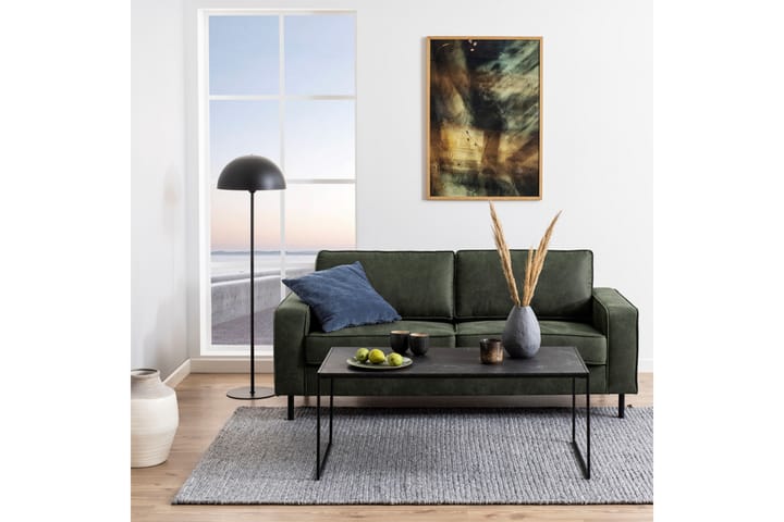 Sohvapöytä Infinity 120x60 cm Musta marmori - Sohvapöytä