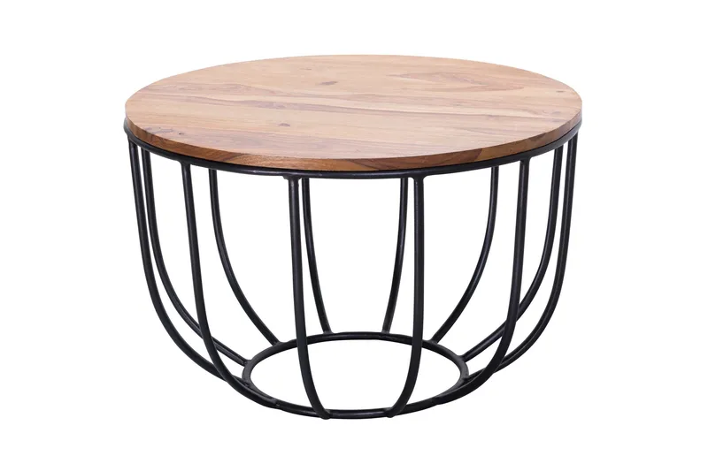 Sohvapöytä Jazyria 60 cm, Puu/Luonnonväri