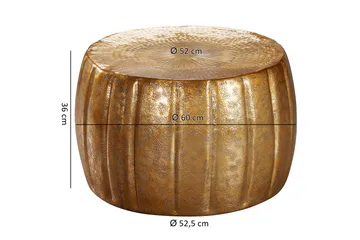 Sohvapöytä Juliuz 60 cm Pyöreä - Kulta - Huonekalut - Pöytä & ruokailuryhmä - Sohvapöytä