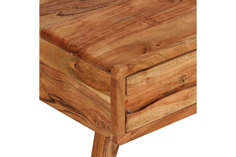 Sohvapöytä kaiverretulla vetolaatikolla puu 100x50x40 cm - Ruskea - Huonekalut - Pöytä & ruokailuryhmä - Sohvapöytä