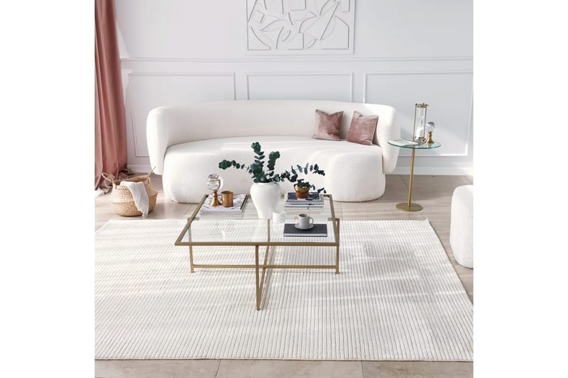 Sohvapöytä Kesnacken 40x50x40 cm Pyöreä - Kulta - Huonekalut - Pöytä & ruokailuryhmä - Sohvapöytä