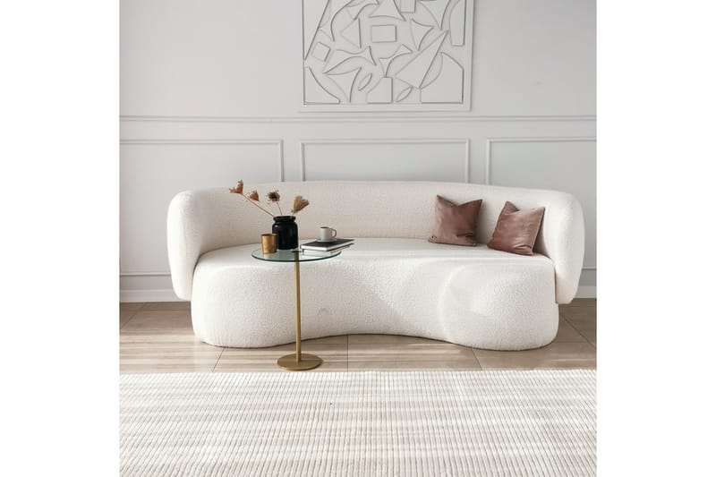 Sohvapöytä Kesnacken 40x50x40 cm Pyöreä - Kulta - Huonekalut - Pöytä & ruokailuryhmä - Sohvapöytä