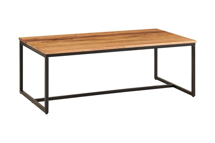 Sohvapöytä Khalir 110 cm Suorakulmainen - Luonnonväri - Sohvapöytä säilytystilalla - Sohvapöytä - Peilipöytä - Säädettävä sohvapöytä - Kokoontaitettavat pöydät - Marmoripöydät - Sohvapöytä renkailla