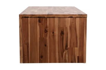 Sohvapöytä kiinteä akaasiapuu 90x50x37,5 cm - Ruskea - Huonekalut - Pöytä & ruokailuryhmä - Sohvapöytä