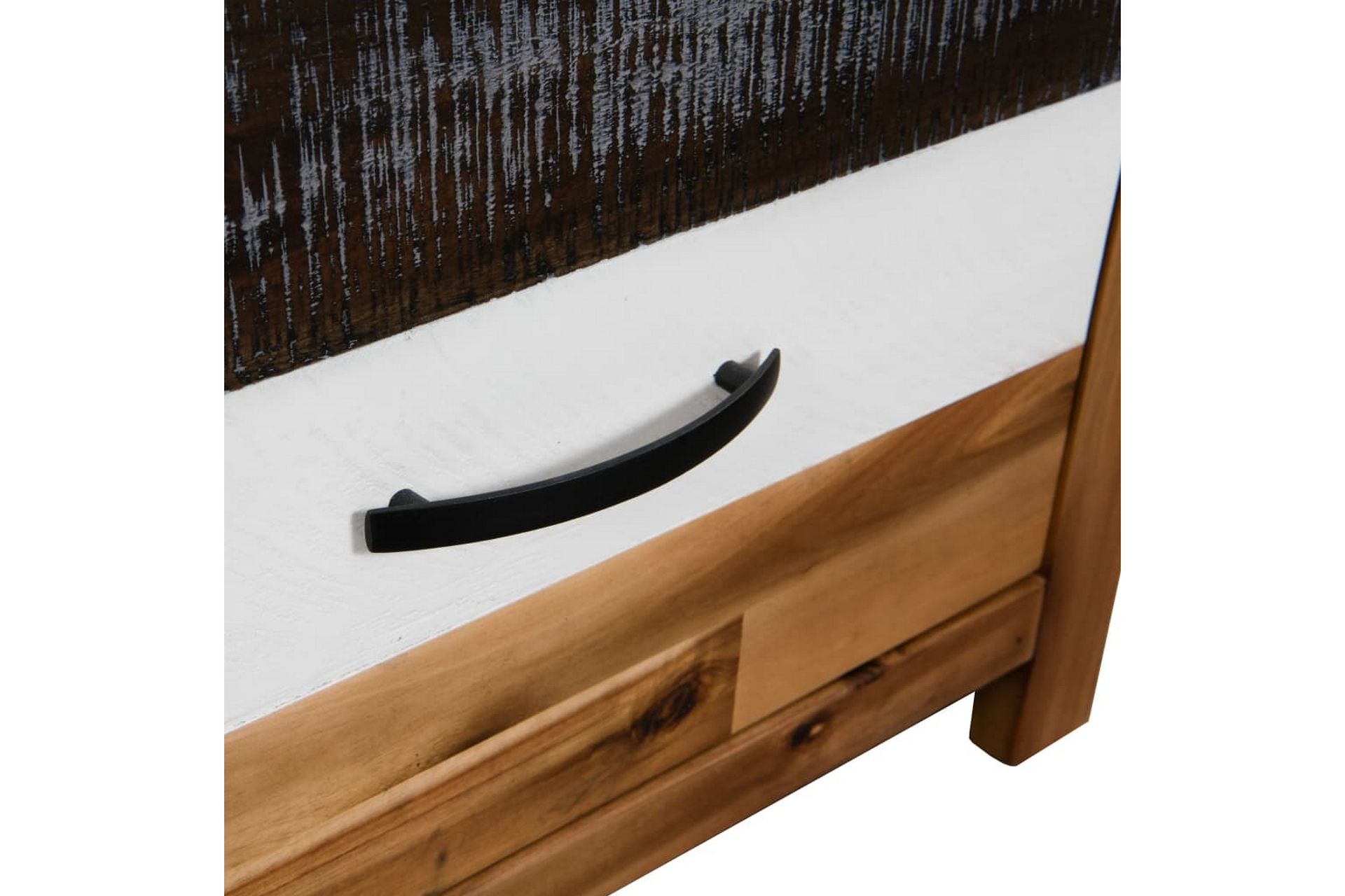 Sohvapöytä kiinteä akaasiapuu 90x50x37,5 cm - Ruskea - Huonekalut - Pöytä & ruokailuryhmä - Sohvapöytä