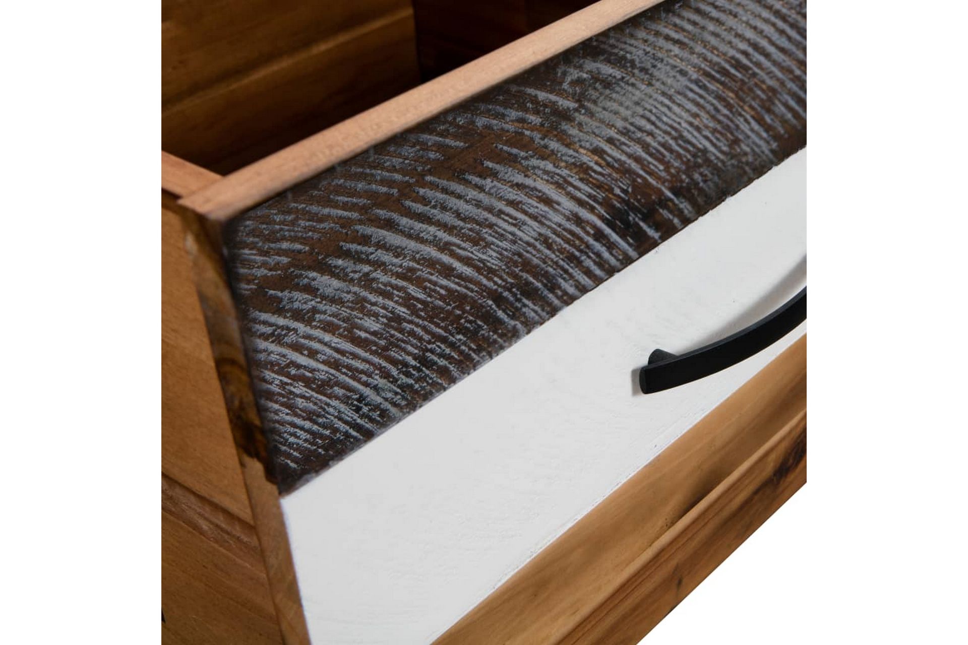 Sohvapöytä kiinteä akaasiapuu 90x50x37,5 cm - Ruskea - Huonekalut - Pöytä & ruokailuryhmä - Sohvapöytä