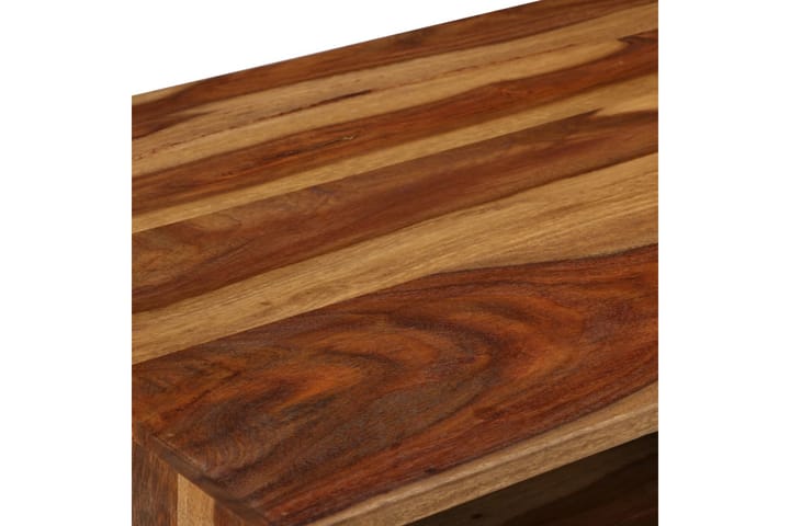 Sohvapöytä kiinteä hunajaviimeistelty seesampuu 110x50x37 cm - Ruskea - Sohvapöytä