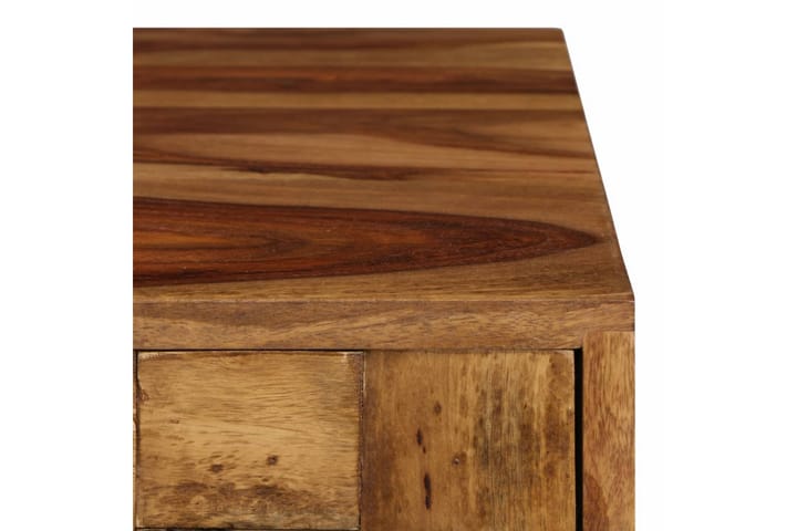 Sohvapöytä kiinteä hunajaviimeistelty seesampuu 110x50x37 cm - Ruskea - Sohvapöytä