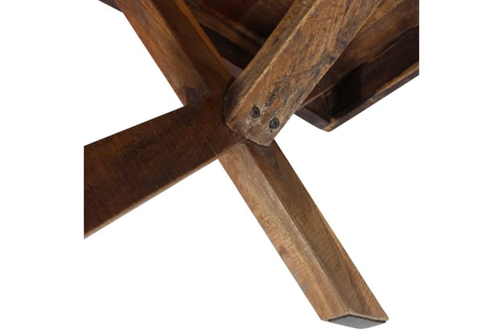 Sohvapöytä kiinteä kierrätetty puu 110x60x45 cm - Ruskea - Sohvapöytä