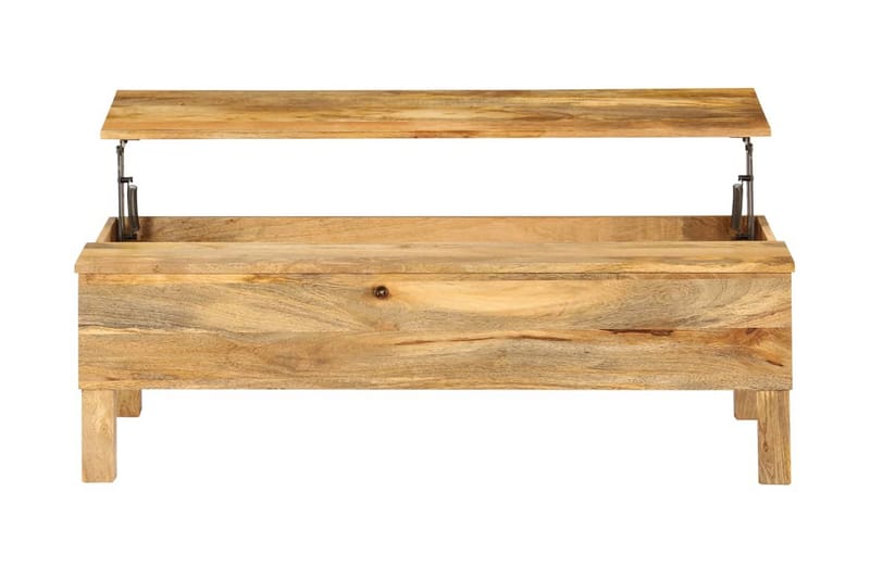 Sohvapöytä kiinteä mangopuu 110x55x35 cm - Ruskea - Huonekalut - Pöytä & ruokailuryhmä - Sohvapöytä