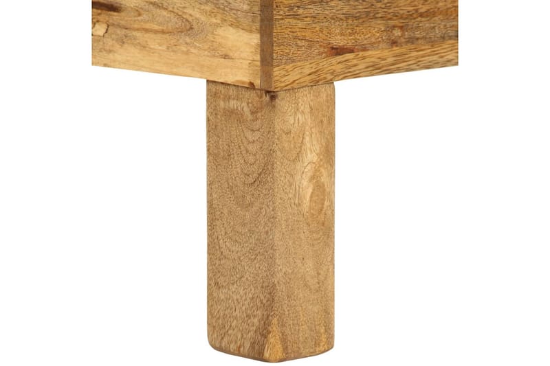Sohvapöytä kiinteä mangopuu 110x55x35 cm - Ruskea - Huonekalut - Pöytä & ruokailuryhmä - Sohvapöytä