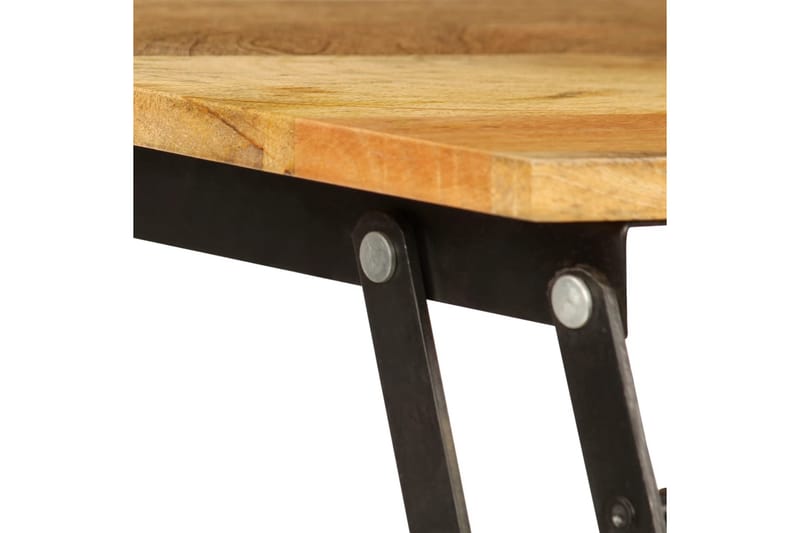 Sohvapöytä kiinteä mangopuu 110x55x35 cm - Ruskea - Huonekalut - Pöytä & ruokailuryhmä - Sohvapöytä