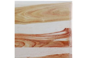 Sohvapöytä kiinteä seesampuu 110x60x35 cm - Valkoinen - Huonekalut - P�öytä & ruokailuryhmä - Sohvapöytä