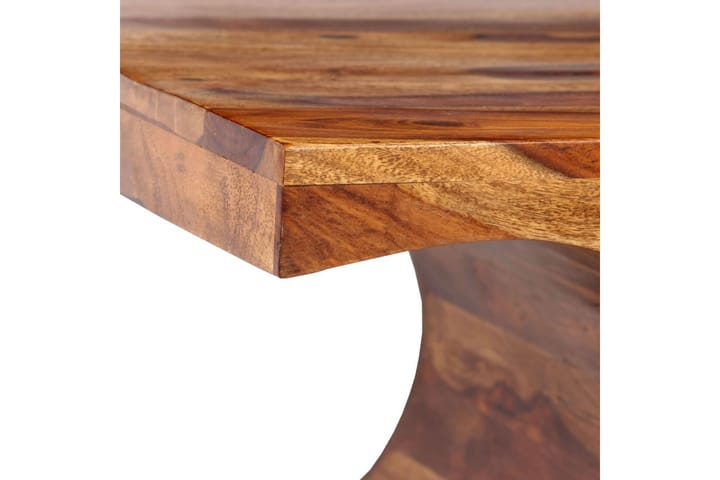 Sohvapöytä kiinteä seesampuu 90x50x35 cm - Ruskea - Sohvapöytä