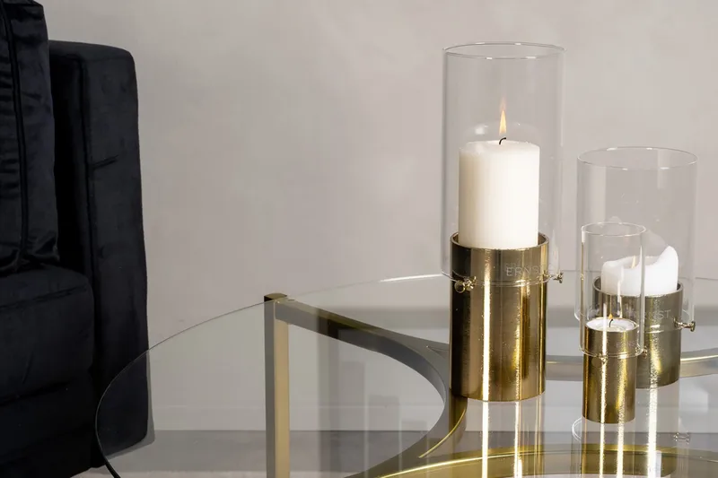 Sohvapöytä Kivik Pyöreä 75cm - Läpinäkyvä - Huonekalut - Pöytä & ruokailuryhmä - Sohvapöytä