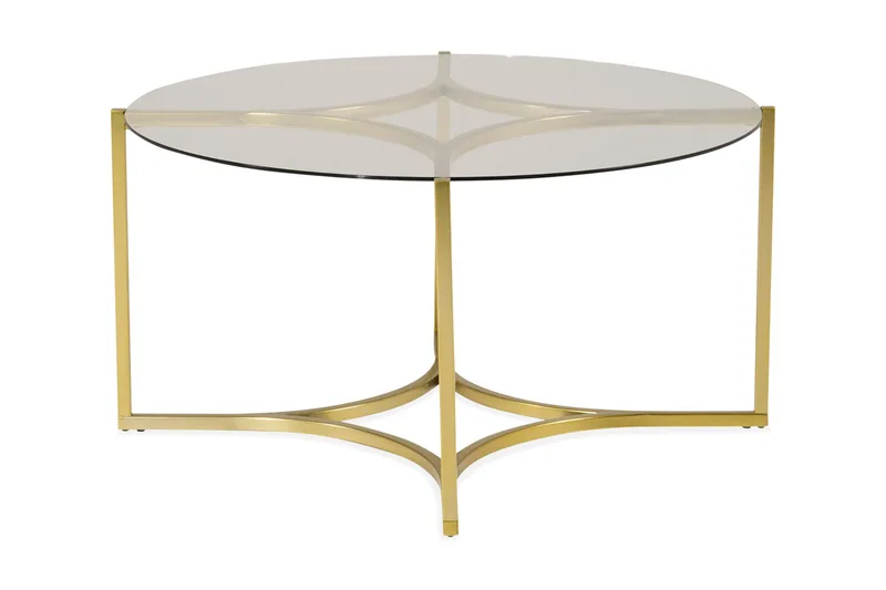 Sohvapöytä Kivik Pyöreä 75cm - Läpinäkyvä - Huonekalut - Pöytä & ruokailuryhmä - Sohvapöytä