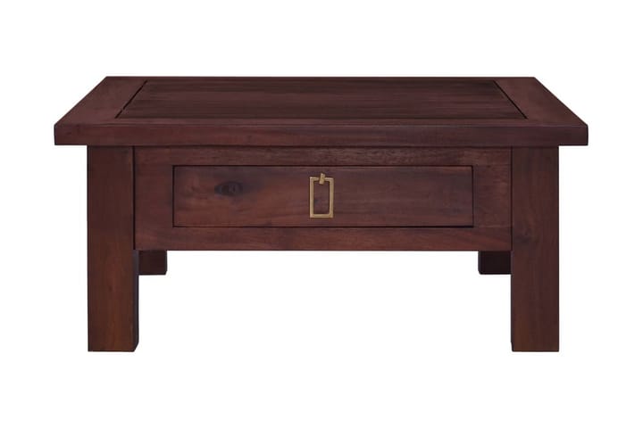 Sohvapöytä klassinen ruskea 68x68x30 cm täysi mahonki - Ruskea - Sohvapöytä
