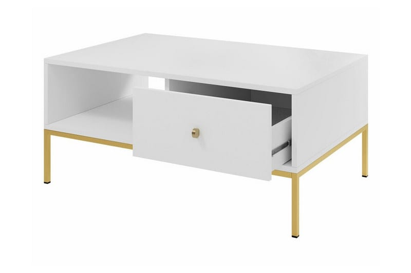 Sohvapöytä Klinkerville 68,1 cm - Valkoinen - Huonekalut - Pöytä & ruokailuryhmä - Sohvapöytä