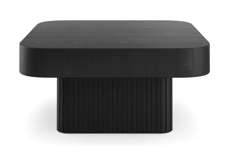 Sohvapöytä Kopparbo 80 cm, Musta Puu