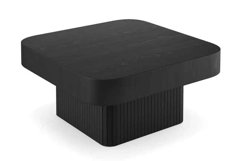 Sohvapöytä Kopparbo 80 cm - Mustaksi petsattu tammi - Huonekalut - Pöytä & ruokailuryhmä - Sohvapöytä