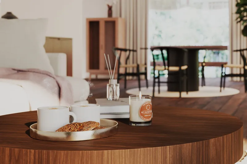 Sohvapöytä Kopparbo - Pähkinäpuu / Puu / Tummanruskea - Huonekalut - Pöytä & ruokailuryhmä - Sohvapöytä