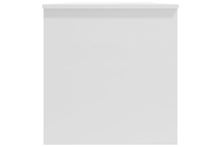 Sohvapöytä korkeakiilto valkoinen 102x50x52,5 cm tekninen pu - Valkoinen - Sohvapöytä