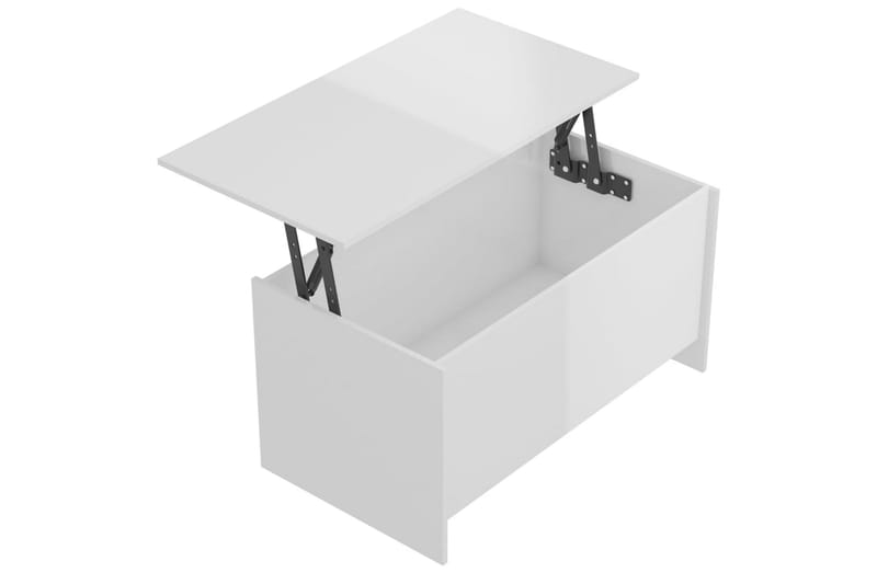 Sohvapöytä korkeakiilto valkoinen 102x55,5x52,5 cm tekninen - Valkoinen - Huonekalut - Pöytä & ruokailuryhmä - Sohvapöytä