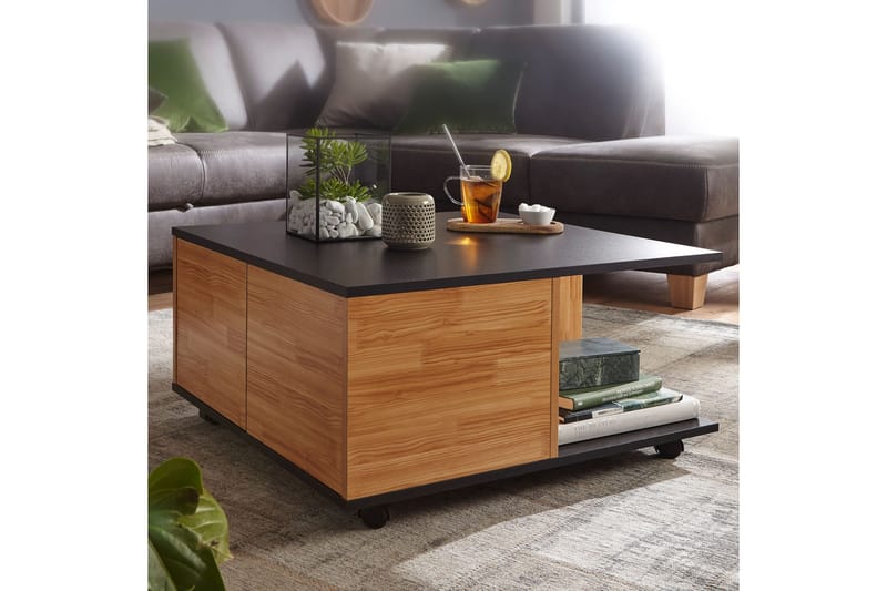 Sohvapöytä Kossey 70 cm - Musta - Huonekalut - Pöytä & ruokailuryhmä - Sohvapöytä